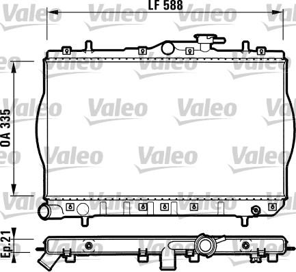 Valeo 732488 - Hladnjak, hladjenje motora www.molydon.hr