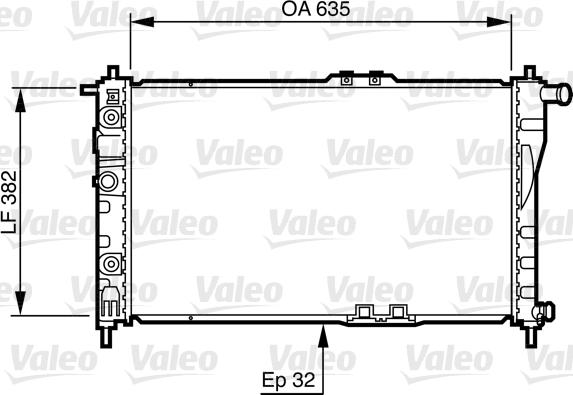 Valeo 732483 - Hladnjak, hladjenje motora www.molydon.hr