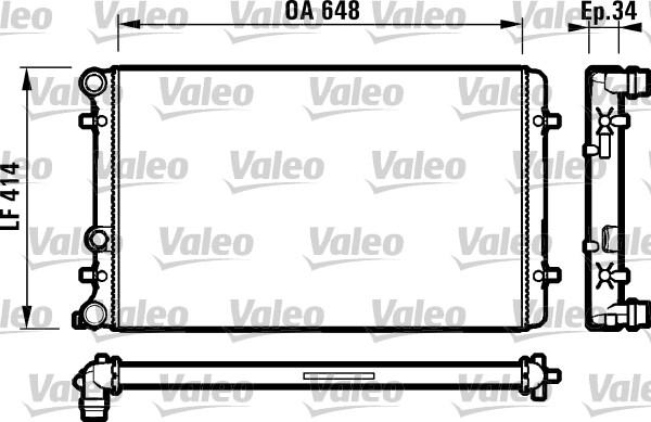 Valeo 732427 - Hladnjak, hladjenje motora www.molydon.hr