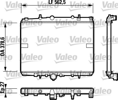 Valeo 732599 - Hladnjak, hladjenje motora www.molydon.hr