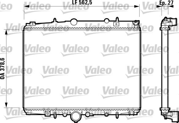 Valeo 732598 - Hladnjak, hladjenje motora www.molydon.hr