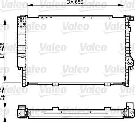 Valeo 732593 - Hladnjak, hladjenje motora www.molydon.hr