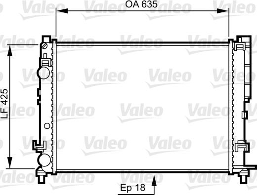 Valeo 732544 - Hladnjak, hladjenje motora www.molydon.hr