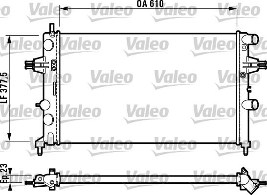 Valeo 732551 - Hladnjak, hladjenje motora www.molydon.hr