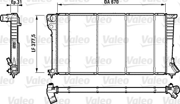 Valeo 732565 - Hladnjak, hladjenje motora www.molydon.hr