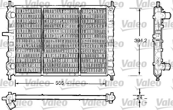 Valeo 732504 - Hladnjak, hladjenje motora www.molydon.hr