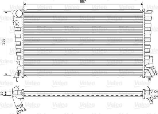 Valeo 732518 - Hladnjak, hladjenje motora www.molydon.hr