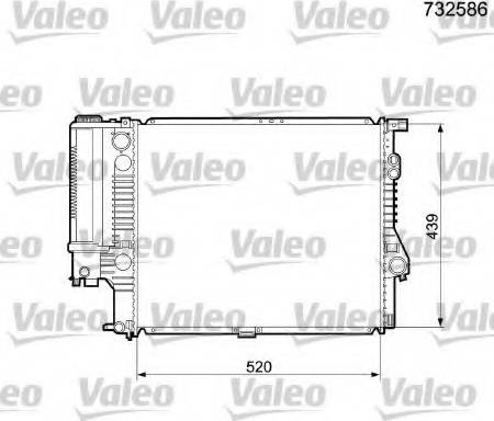 Valeo 732586 - Hladnjak, hladjenje motora www.molydon.hr