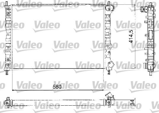 Valeo 732580 - Hladnjak, hladjenje motora www.molydon.hr