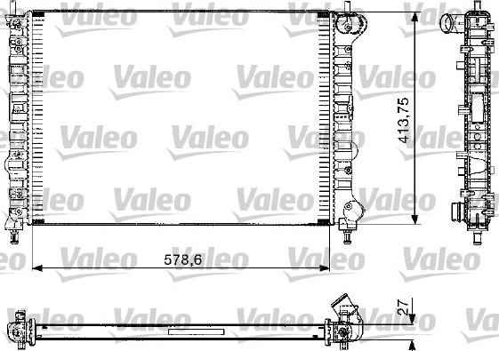 Valeo 732582 - Hladnjak, hladjenje motora www.molydon.hr