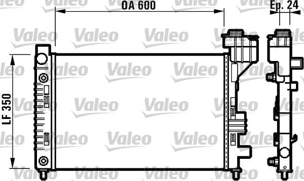 Valeo 732587 - Hladnjak, hladjenje motora www.molydon.hr