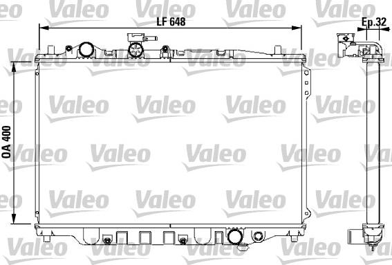 Valeo 732538 - Hladnjak, hladjenje motora www.molydon.hr