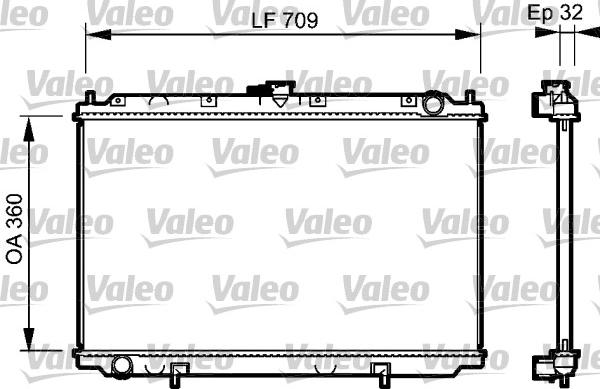 Valeo 732529 - Hladnjak, hladjenje motora www.molydon.hr