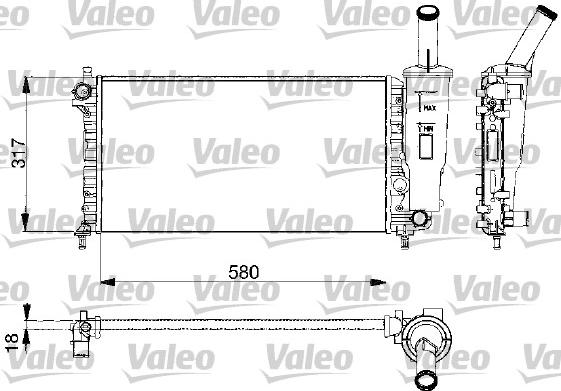 Valeo 732578 - Hladnjak, hladjenje motora www.molydon.hr