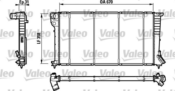 Valeo 732577 - Hladnjak, hladjenje motora www.molydon.hr