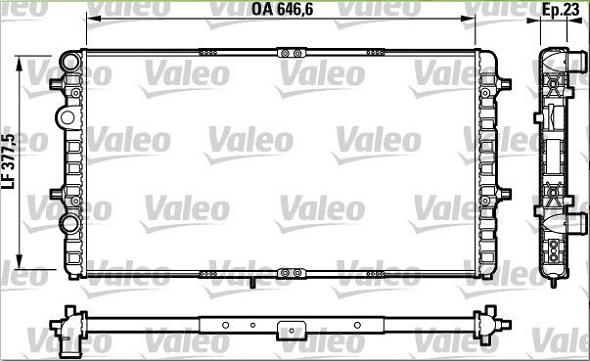 Valeo 732698 - Hladnjak, hladjenje motora www.molydon.hr