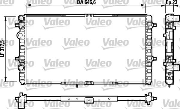 Valeo 732698 - Hladnjak, hladjenje motora www.molydon.hr