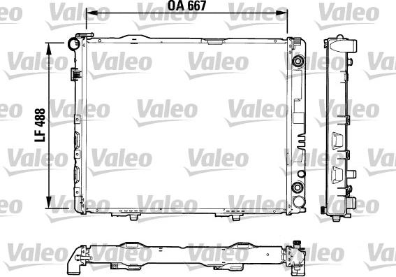 Valeo 732605 - Hladnjak, hladjenje motora www.molydon.hr