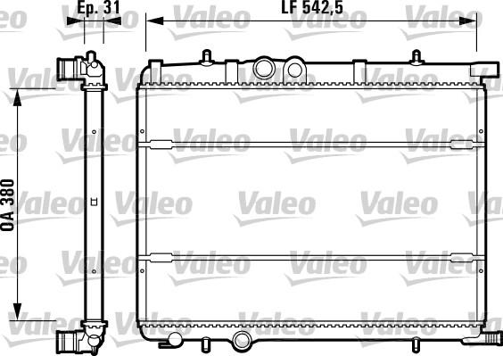 Valeo 732619 - Hladnjak, hladjenje motora www.molydon.hr