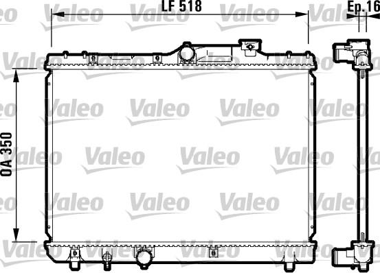 Valeo 732614 - Hladnjak, hladjenje motora www.molydon.hr