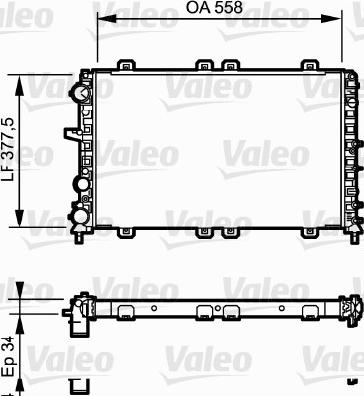 Valeo 732685 - Hladnjak, hladjenje motora www.molydon.hr