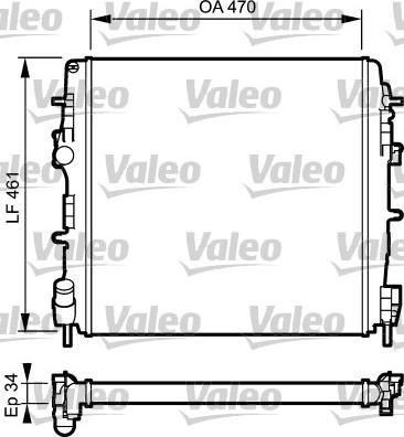 Valeo 732687 - Hladnjak, hladjenje motora www.molydon.hr