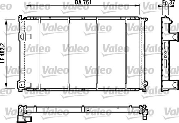 Valeo 732049 - Hladnjak, hladjenje motora www.molydon.hr