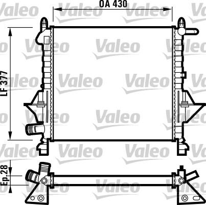 Valeo 732051 - Hladnjak, hladjenje motora www.molydon.hr