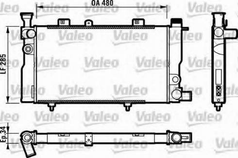 Valeo 732062 - Hladnjak, hladjenje motora www.molydon.hr