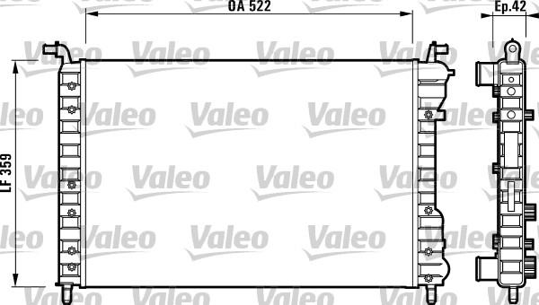 Valeo 732005 - Hladnjak, hladjenje motora www.molydon.hr