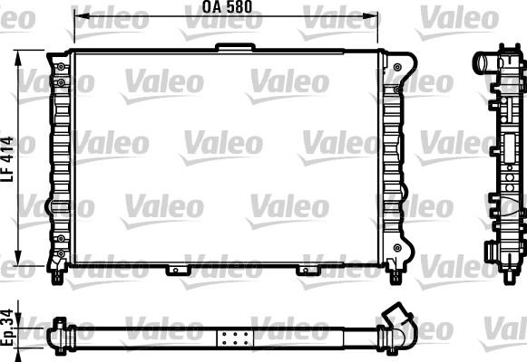 Valeo 732012 - Hladnjak, hladjenje motora www.molydon.hr