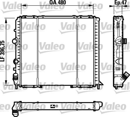 Valeo 732071 - Hladnjak, hladjenje motora www.molydon.hr