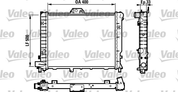 Valeo 732108 - Hladnjak, hladjenje motora www.molydon.hr