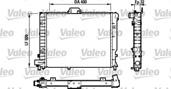 Valeo 732110 - Hladnjak, hladjenje motora www.molydon.hr