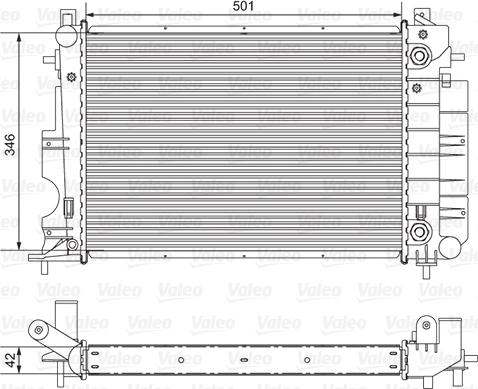 Valeo 732123 - Hladnjak, hladjenje motora www.molydon.hr