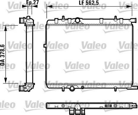 Valeo 732895 - Hladnjak, hladjenje motora www.molydon.hr