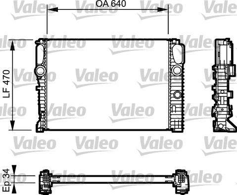 Valeo 732849 - Hladnjak, hladjenje motora www.molydon.hr