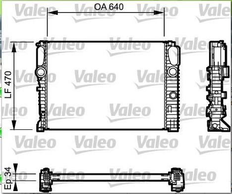 Valeo 732849 - Hladnjak, hladjenje motora www.molydon.hr