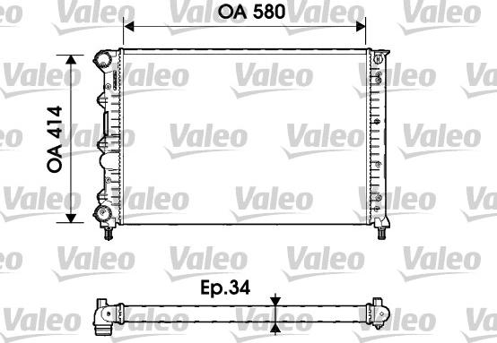 Valeo 732854 - Hladnjak, hladjenje motora www.molydon.hr