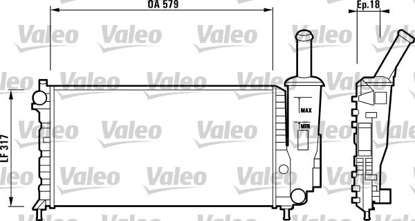 Valeo 732851 - Hladnjak, hladjenje motora www.molydon.hr