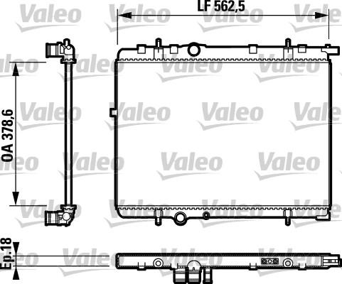 Valeo 732801 - Hladnjak, hladjenje motora www.molydon.hr