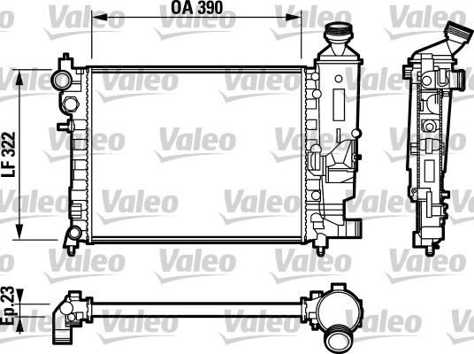 Valeo 732807 - Hladnjak, hladjenje motora www.molydon.hr