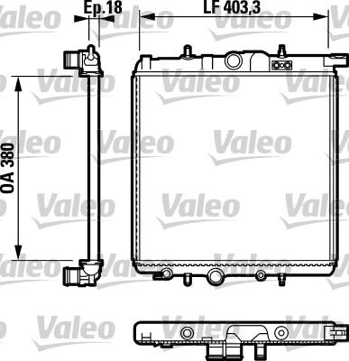 Valeo 732810 - Hladnjak, hladjenje motora www.molydon.hr