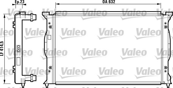 Valeo 732839 - Hladnjak, hladjenje motora www.molydon.hr