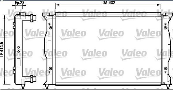 Valeo 732839 - Hladnjak, hladjenje motora www.molydon.hr