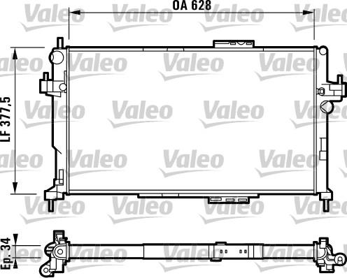 Valeo 732824 - Hladnjak, hladjenje motora www.molydon.hr