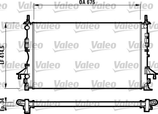 Valeo 732828 - Hladnjak, hladjenje motora www.molydon.hr