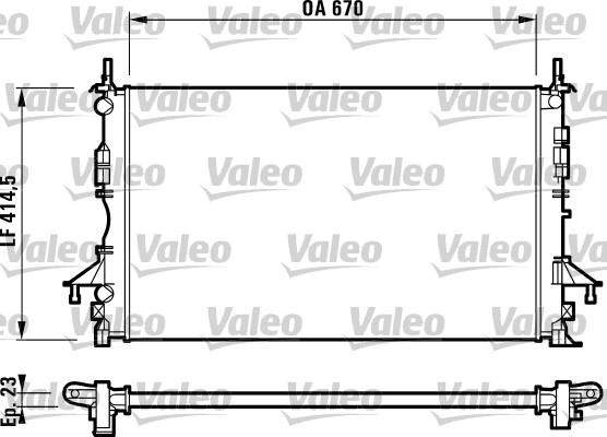 Valeo 732827 - Hladnjak, hladjenje motora www.molydon.hr