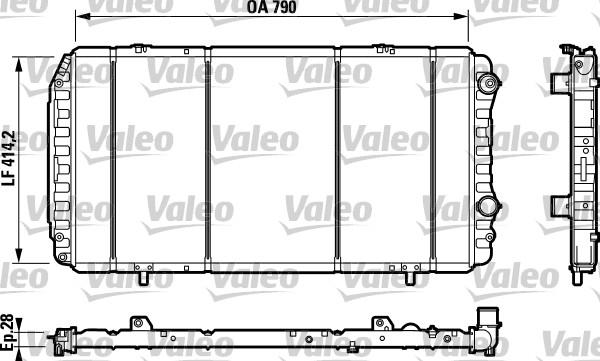 Valeo 732342 - Hladnjak, hladjenje motora www.molydon.hr