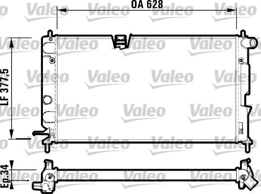 Valeo 732350 - Hladnjak, hladjenje motora www.molydon.hr